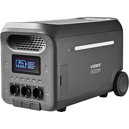 Портативна зарядна станція Videx Oasis 3000W 2560Wh (VPS-SG1-3KW)