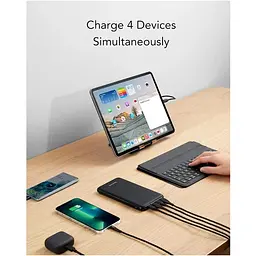 Зовнішній акумулятор Charmast W2002P 26800mAh 20W чорний - мініатюра 5