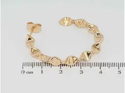Сережки Xuping Позолота 18K пусети "Фігурні дуги" (188287) - мініатюра 2