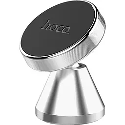 Автотримач Hoco CA46 Metal Magnetic in-car Holder for Dashboard Silver [73714] - мініатюра 1