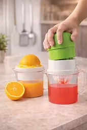 Портативний соковитискач для фруктів JUICER / Соковитискач для цитрусових з чашею 400 мл - мініатюра 2