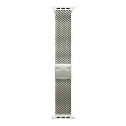 Ремінець Universal Milanese Clasp Apple Watch 49/Watch 45/Watch 44/Watch 42mm Starlight (37201_3610723)
