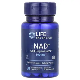 Ниацин (B-3) NAD+ Cell Regenerator 300 mg 30 Capsules Life Extension vit0005305