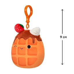 М'яка іграшка Squishmallows Вафелька Вівер на кліпсі 9 см (SQCP00219) - мініатюра 2