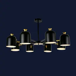 Світильники лофт Levistella 756LPR1027-8 BK