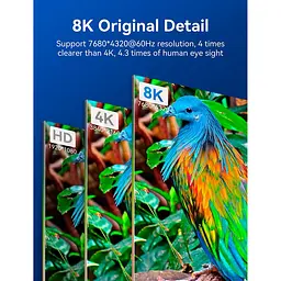 Кабель Vention HDMI-HDMI V 2.1 1.5 м (ALGLG) - мініатюра 4
