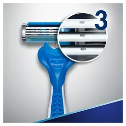 Одноразові станки для гоління Gillette Blue 3 Cool 6 шт. - мініатюра 2