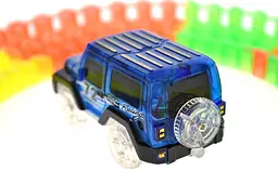 Дитячий гоночний трек з машинкою Translucent Track Car 7210 на блістері р.24х17х6см - мініатюра 4
