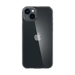 Чехол Spigen Air Skin Hybrid для iPhone 15 Plus Crystal Clear (ACS06645) + защитное стекло