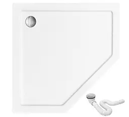 Душовий піддон Rea Diamond white 80x80 REA-K8544, Білий