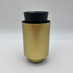 Накладний світильник Skarlat RSLC78015 15W GD+BK 3000K - мініатюра 5