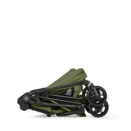 Коляска Melio Carbon Moss Green (з бампером) - мініатюра 7