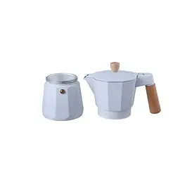 Кавоварка гейзерна Bergner Naturally 380 мл (3 чашки) (BG-38195-WH) - мініатюра 2