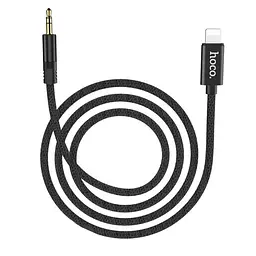 Кабель Hoco UPA13 Pisces Cable Sound source series Apple digital audio 1A 1m Black