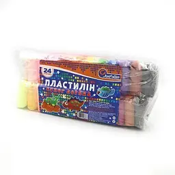 Пластилін супер легкий, 24 кольори по 12 г 34SL7712-24 756932 Josef Otten