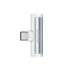 Адаптер Remax RL-LA03a Smooth 2in1 USB Type-C-3.5mm/USB Type-C Белый (6954851298809)