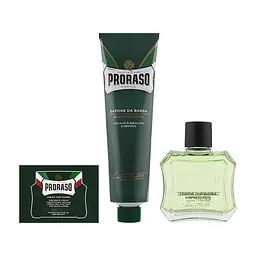 Набір косметики Proraso Green Classic Shaving Duo Крем 150 мл + Лосьйон 100 мл (8004395004751) - мініатюра 3