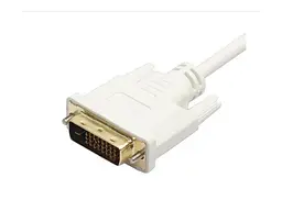 Кабель ATCOM (9505) DVI-D - VGA, 1.8м, білий