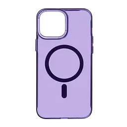 Противоударный чехол с MagSafe для Apple iPhone 14 Pro Max, Y23 MagSafe, фиолетовый, прозрачный, поддержка беспроводной зарядки, магнитная защитная панель из TPU и пластика, защита всего корпуса, защита камеры выступающей рамкой, ArmorStandart (ARM68338)