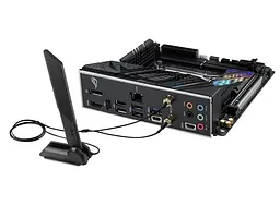 Материнcька плата Asus ROG STRIX B760-I GAMING WIFI s1700 B760 2xDDR5 M.2 HDMI DP Wi-Fi BT mITX - мініатюра 9