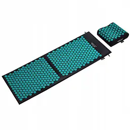 Килимок акупунктурний 4FIZJO Eco Mat XL Аплікатор Кузнєцова з подушкою 110 x 42 см 4FJ0384 Black/Blue (P-5907739313874) - мініатюра 9