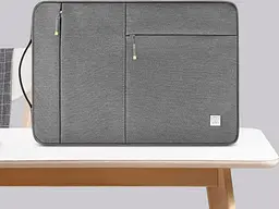 Чохол-сумка WiWU Alpha Slim Sleeve для Apple MacBook 15.6`/16` Grey [77773] - мініатюра 5