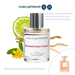 Парфумована вода Romantic Saint-Tropez Avenue des Parfums 50 мл - мініатюра 2