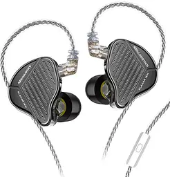 Навушники KZ PR1 Pro з мікрофоном black