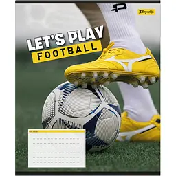 Набір зошитів 1 Вересня Let's play football А5 18 аркушів у лінію 25 шт. (768751) - мініатюра 6