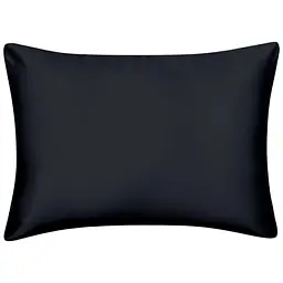 Наволочка Cosas Black сатинова 70х70 см чорна (Satin_Black_70)