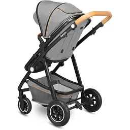 Коляска універсальна 3в1 Lionelo Amber Grey Stone, сіра (LO-AMBER GREY STONE (3in1)) - мініатюра 9