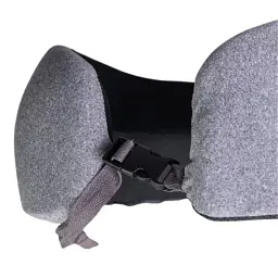 Подушка для шиї Yiwu U-подібна Memory Foam 25х20х12 см світло-сіра 3D Mesh - мініатюра 5