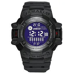 Наручний годинник чоловічий Smael 8050 Black (15198)
