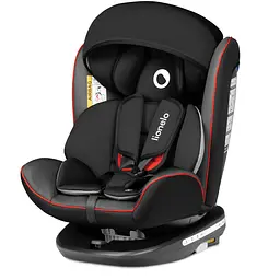 Автокрісло Lionelo Bastiaan Sporty Black з білою основою, чорне (LO-BASTIAAN SPORTY BLACK) - мініатюра 2
