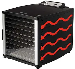 Сушка для фруктів та овочів Sencor SFD 7000BK (6586134) - мініатюра 7