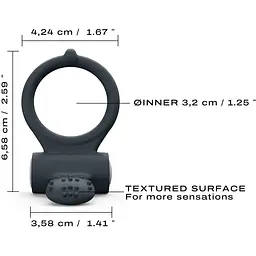 Ерекційне кільце Dorcel Power Clit Black V2 - мініатюра 3