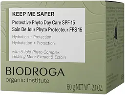 Органічний денний крем для обличчя Biodroga Keep me Safer SPF 15 50 мл - мініатюра 2
