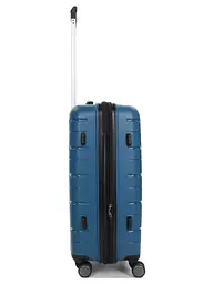 Валіза середня M поліпропілен Worldline Airtex 282 74л 64×41×26см Синій