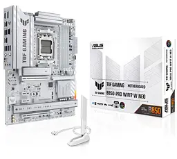 Материнська плата ASUS TUF GAMING B850-PRO WIFI7 W NEO WHITE (TUF GAMING B850-PRO WIFI7 W NEO) (Socket AM5, AMD B850, ATX) - мініатюра 8
