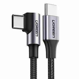 Кабель кутовий Ugreen US334 Type-C to Type-C 100W 2 метри поворотний 90 градусів (UGR-70645)