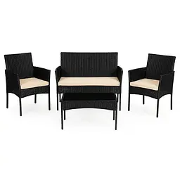 Набір садових меблів GardenLine Reno Black - мініатюра 2