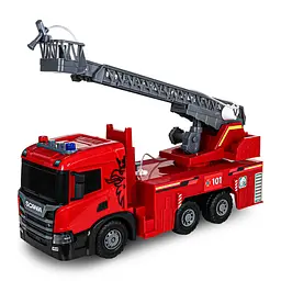 Автомодель серії "Super Big Truck" – ПОЖЕЖНА МАШИНА SCANIA (світло, звук, функ. води) TechnoDrive 5005KS