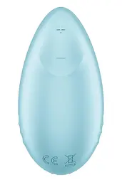 Смарт-вібратор для клітора Satisfyer Tropical Tip Light Blue - мініатюра 5
