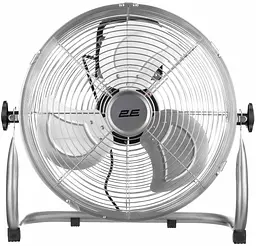 Вентилятор підлоговий PowerWind 30C професійний 30см 60Вт кнопки двигун мідь 100% срібний 2E teh0017060