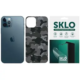 Захисна плівка SKLO Back (тил) Camo для Apple iPhone 13 mini (5.4) Сірий / Army Gray
