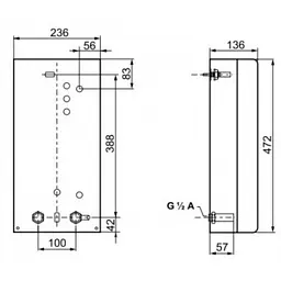 Проточний водонагрівач Bosch Tronic TR 1100 21 B - мініатюра 2