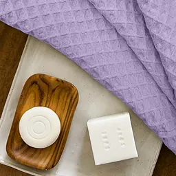 Рушник вафельний Cosas Lavander Greek Waffle 40х70 см (Towel_25Lavander_GreekWaffle_40x70) - мініатюра 3