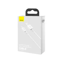 Дата кабель USB 2.0 AM to Lightning 1.0m 2.4A white Baseus (CALYS-A02) - миниатюра 6