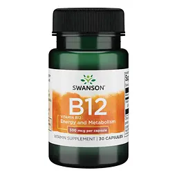 Вітамін В-12 Vitamin B-12 500mcg 30 caps