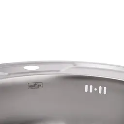 Кухонна мийка Kroner KRP Satin - 490 (0,6 мм) (CV022764) - мініатюра 4